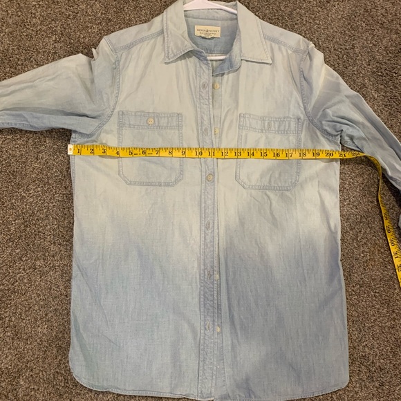 Ombré Ralph Lauren Denim Button Down Shirt - Picture 6 of 7